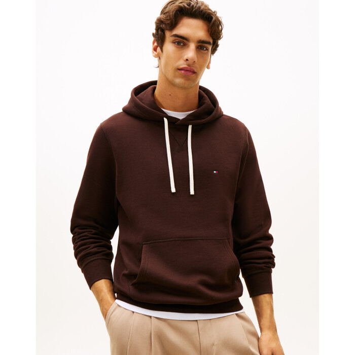 Tommy Hilfiger  - Tommy Hilfiger - Seasonal fleece hoody | Sweatshirt Chocolate 