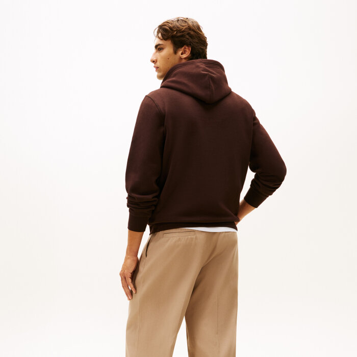 Tommy Hilfiger  - Tommy Hilfiger - Seasonal fleece hoody | Sweatshirt Chocolate 