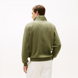 Tommy Hilfiger - Tommy Hilfiger - Essential fleece stand collar | Cardigan Battle Green Tommy Hilfiger - Tommy Hilfiger - Essential fleece stand collar | Cardigan Battle Green