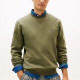 Tommy Hilfiger - Tommy Hilfiger - Seasonal fleece crew neck | Sweatshirt Battle Green Tommy Hilfiger - Tommy Hilfiger - Seasonal fleece crew neck | Sweatshirt Battle Green