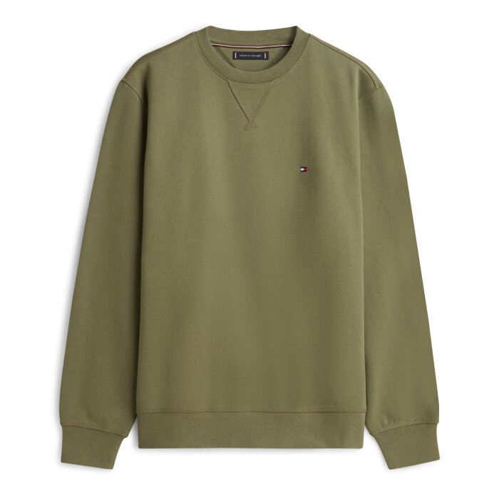 Tommy Hilfiger  - Tommy Hilfiger - Seasonal fleece crew neck | Sweatshirt Battle Green
