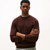 Tommy Hilfiger - Tommy Hilfiger - Seasonal fleece crew neck | Sweatshirt Chocolate Tommy Hilfiger - Tommy Hilfiger - Seasonal fleece crew neck | Sweatshirt Chocolate