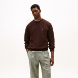 Tommy Hilfiger - Tommy Hilfiger - Seasonal fleece crew neck | Sweatshirt Chocolate Tommy Hilfiger - Tommy Hilfiger - Seasonal fleece crew neck | Sweatshirt Chocolate
