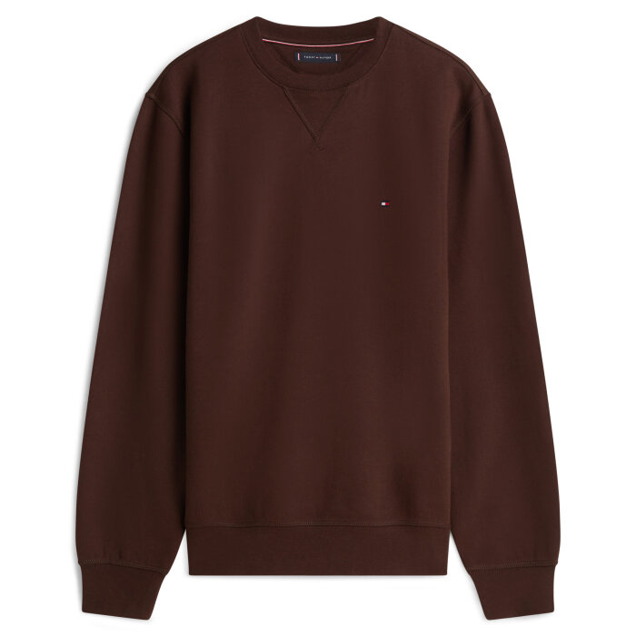 Tommy Hilfiger  - Tommy Hilfiger - Seasonal fleece crew neck | Sweatshirt Chocolate