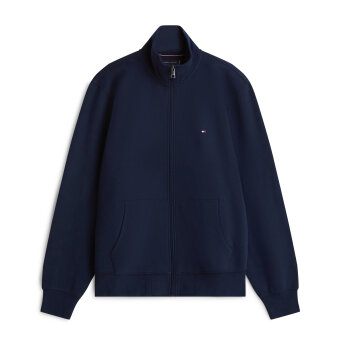 Tommy Hilfiger  - Tommy Hilfiger - Essential fleece stand collar | Cardigan Desert Sky