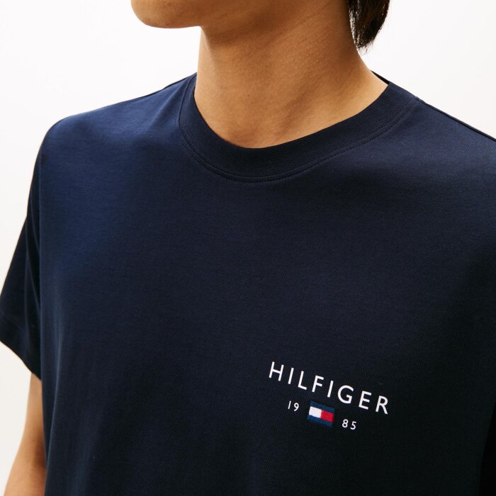Tommy Hilfiger  - Tommy Hilfiger -  Brand love small TH tee | T-shirt Desert Sky