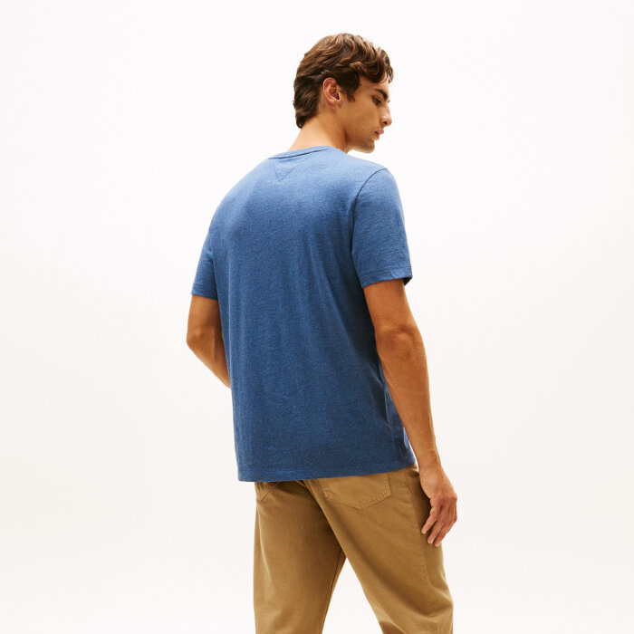 Tommy Hilfiger  - Tommy Hilfiger - Essential heather tee | T-shirt Aegean Sea Heath