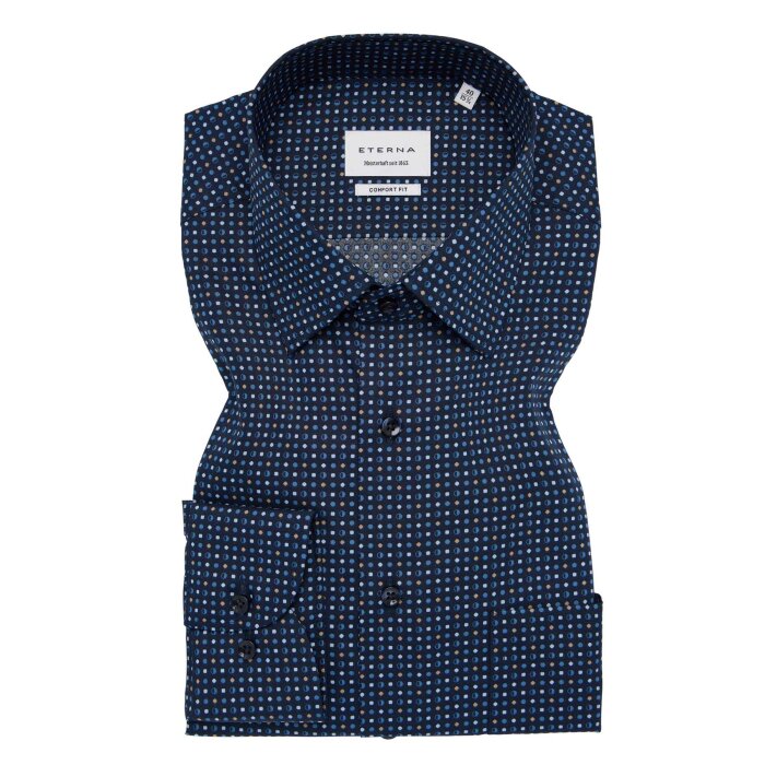 Eterna - Eterna - 1299 19 E181 | Comfort Fit Skjorte Blue