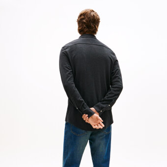 Tommy Hilfiger  - Tommy Hilfiger - Knit pique shirt | Skjorte Black