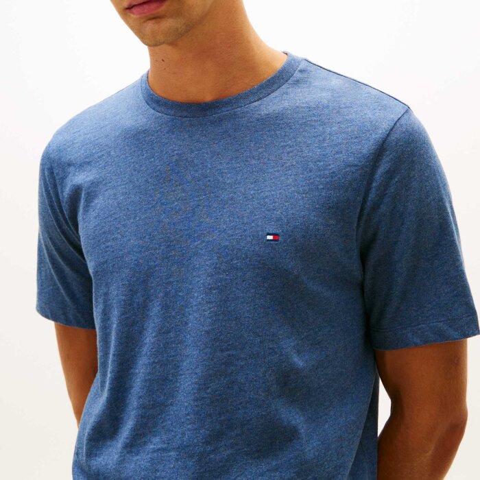 Tommy Hilfiger  - Tommy Hilfiger - Essential heather tee | T-shirt Aegean Sea Heath