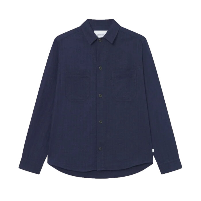 LES DEUX - Les  Deux - Hamilton | Overshirt Dark Navy