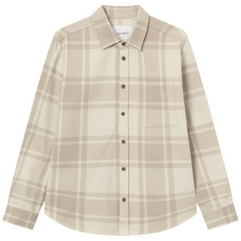 LES DEUX - Les Deux - Jeremy flannel shirt | Skjorte Desert Taupe 