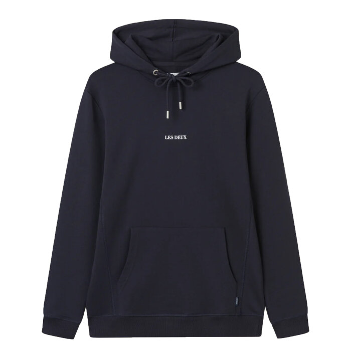 LES DEUX - Les Deux - Lens Hoodie | Sweatshirt Navy 