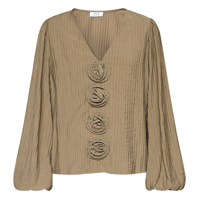 Love&divine ( Dame ) - LOVE & DIVINE - LOVE1464  SKJORTE TEAK