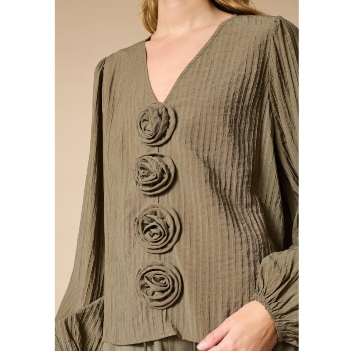 Love&divine ( Dame ) - LOVE & DIVINE - LOVE1464  SKJORTE TEAK