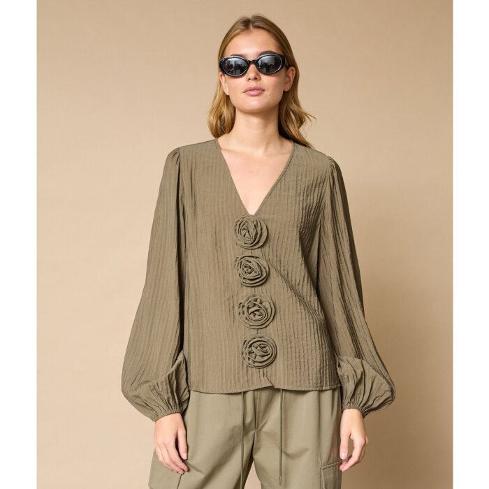 Love&divine ( Dame ) - LOVE & DIVINE - LOVE1464  SKJORTE TEAK