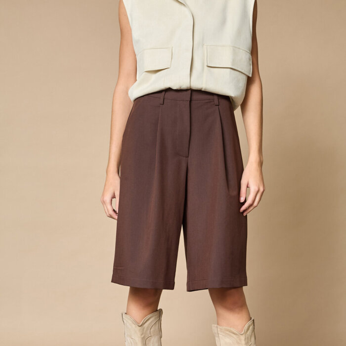 Love&divine ( Dame ) - LOVE&DIVINE - LOVE1297 | BERMUDA SHORTS D. CHOCOLATE