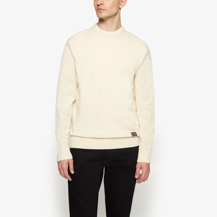 Signal - Signal - Ricco crewneck sweater | Strik Creamy Mel
