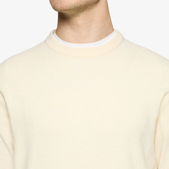 Signal - Signal - Ricco crewneck sweater | Strik Creamy Mel