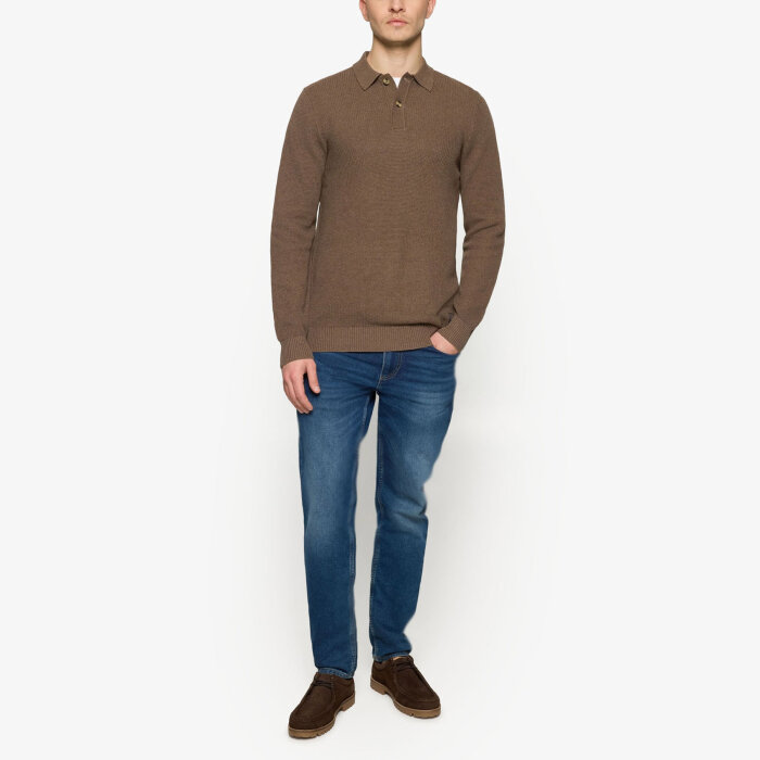 Signal - Signal - Klas structure polo | Strik Cocoa Brown Mel