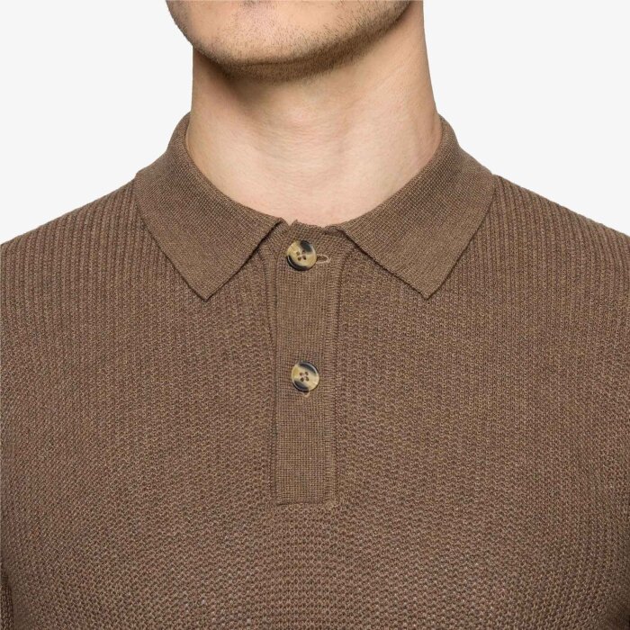 Signal - Signal - Klas structure polo | Strik Cocoa Brown Mel