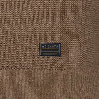 Signal - Signal - Klas structure polo | Strik Cocoa Brown Mel