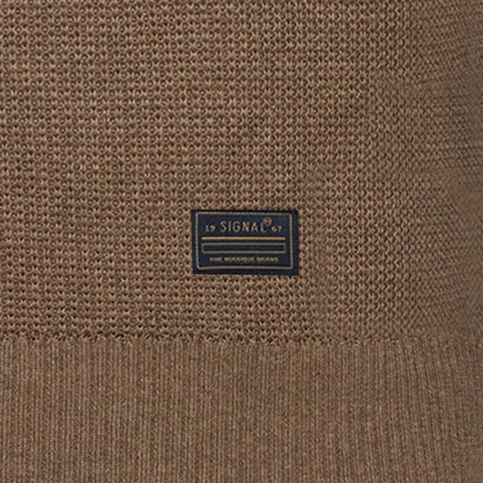 Signal - Signal - Klas structure polo | Strik Cocoa Brown Mel