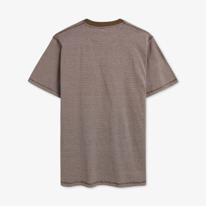 Signal - Signal - Yann mini stripe tee | T-shirt Cocoa Brown