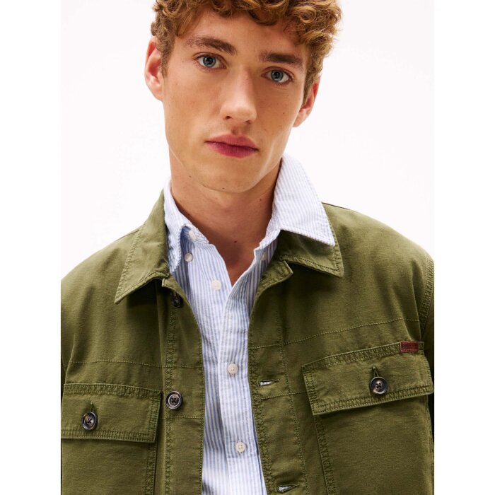 Tommy Hilfiger  - Tommy Hilfiger - Utility shirt jacket | Jakke Arctic Spruce