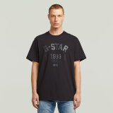 G-Star - G-Star - Cracked loose tee | T-shirt Dk Black