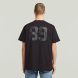 G-Star - G-Star - Cracked loose tee | T-shirt Dk Black