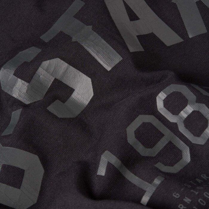 G-Star - G-Star - Cracked loose tee | T-shirt Dk Black