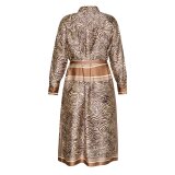 Love&divine ( Dame ) - LOVE&DIVINE - LOVE1394-2 | KJOLE BROWN ZEBRA