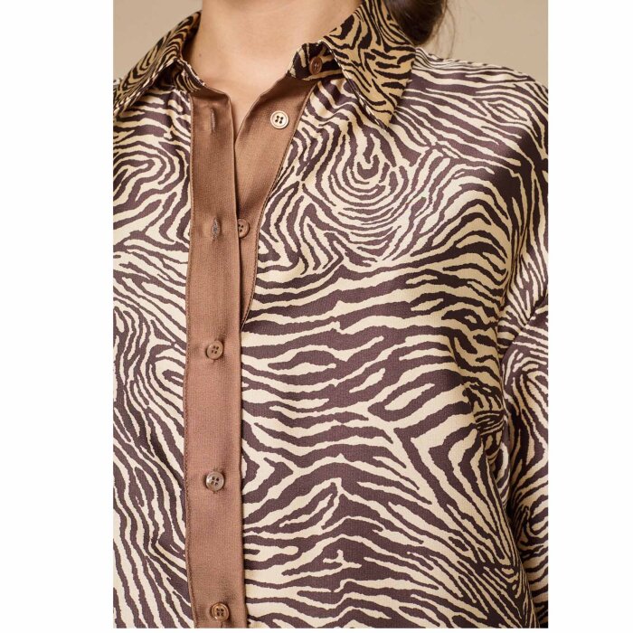 Love&divine ( Dame ) - LOVE&DIVINE - LOVE1393-1 | SKJORTE BROWN ZEBRA
