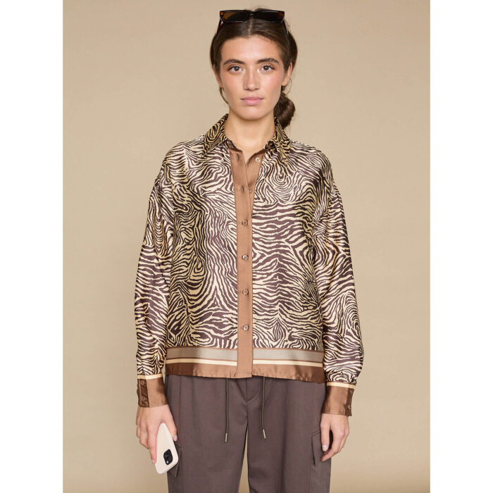Love&divine ( Dame ) - LOVE&DIVINE - LOVE1393-1 | SKJORTE BROWN ZEBRA