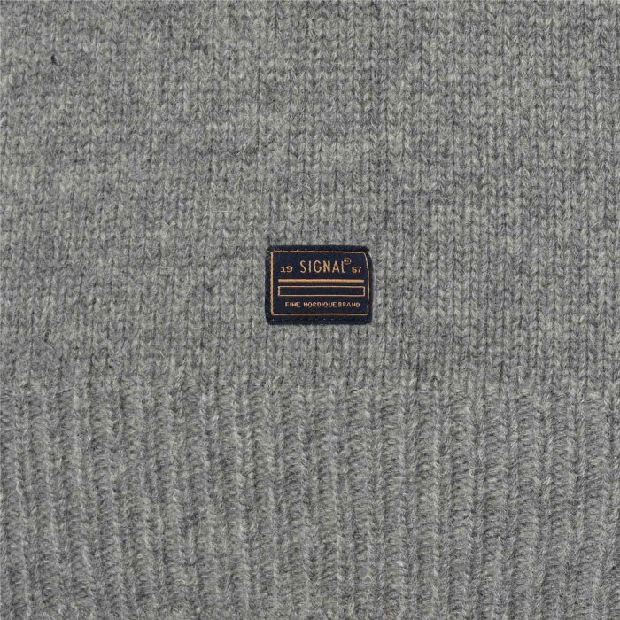 Signal - Signal - Kosmus wool crewneck | Strik Mid Grey Mel
