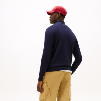 Tommy Hilfiger  - Tommy Hilfiger - Essential cotton | Cardigan Desert Sky