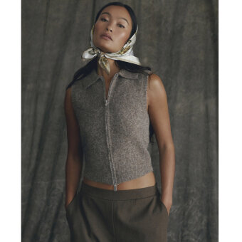 Love&divine ( Dame ) - LOVE&DIVINE - LOVE1454 | VEST 201 BROWN MEL
