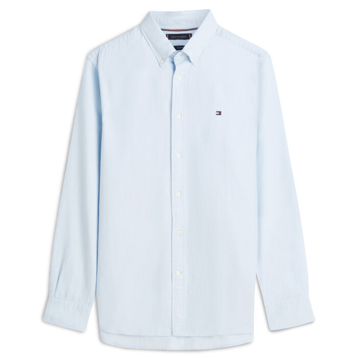 Tommy Hilfiger  - Tommy Hilfiger - Brushed linen twill shirt | Skjorte Well Water