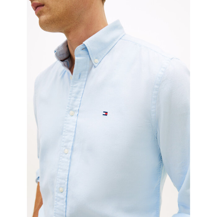 Tommy Hilfiger  - Tommy Hilfiger - Brushed linen twill shirt | Skjorte Well Water