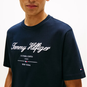 Tommy Hilfiger  - Tommy Hilfiger - Script logo tee | T-shirt Desert Sky