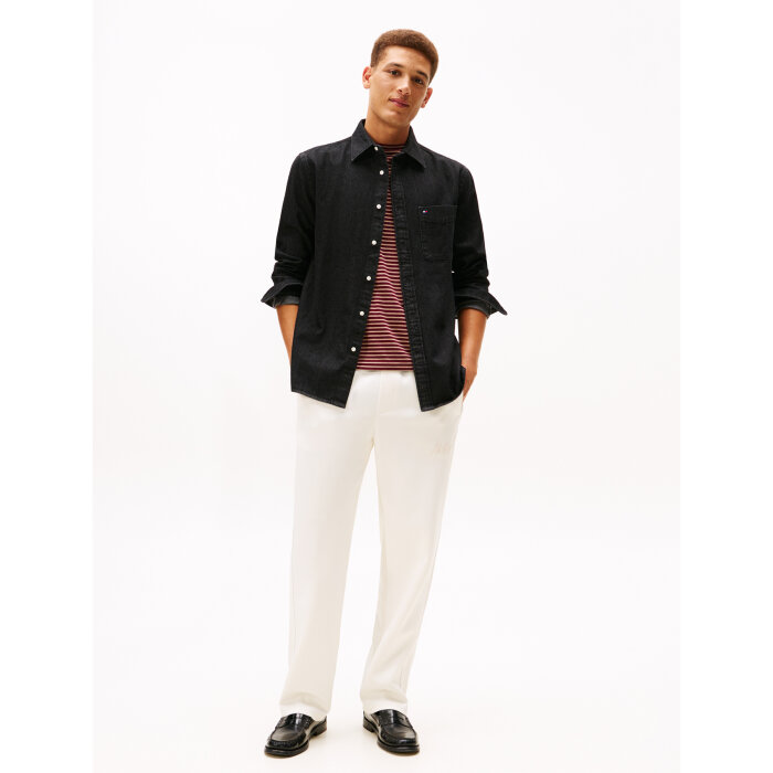Tommy Hilfiger  - Tommy Hilfiger - Denim RF shirt | Skjorte Black Denim