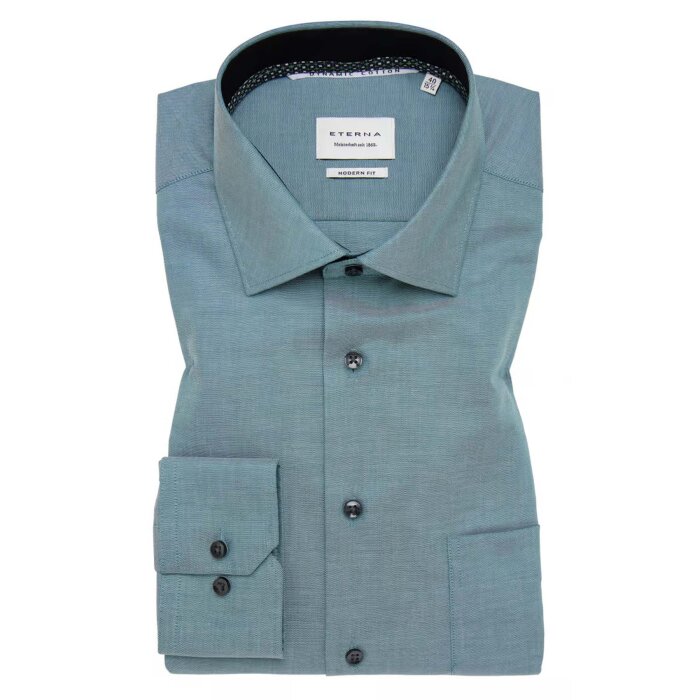 Eterna - Eterna - 1246 46 X15K | Modern Fit Skjorte Green