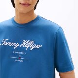 Tommy Hilfiger - Tommy Hilfiger - Script logo tee | T-shirt Aegean Sea Tommy Hilfiger - Tommy Hilfiger - Script logo tee | T-shirt Aegean Sea