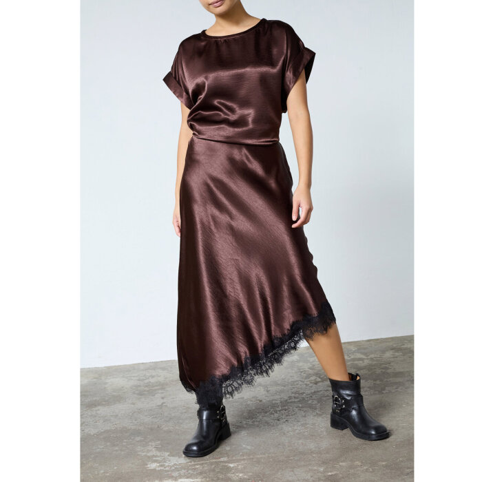 Sisters Point ( Dame ) - SISTERS POINT - GEWO-LACE. SK | NEDERDEL 220 BROWN/BLACK