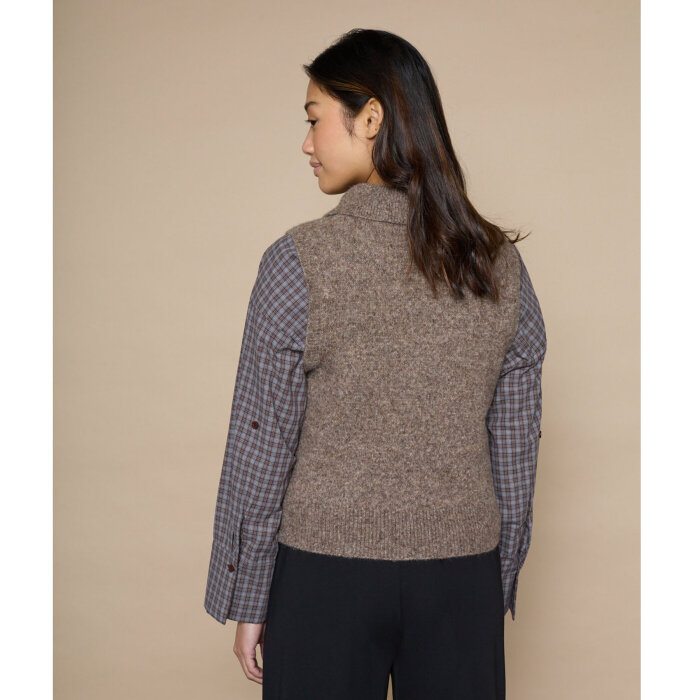 Love&divine ( Dame ) - LOVE&DIVINE - LOVE1454 | VEST 201 BROWN MEL