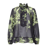 Love&divine ( Dame ) - LOVE&DIVINE - LOVE1457 | SKJORTE 804 GREEN LEAF Love&divine ( Dame ) - LOVE&DIVINE - LOVE1457 | SKJORTE 804 GREEN LEAF