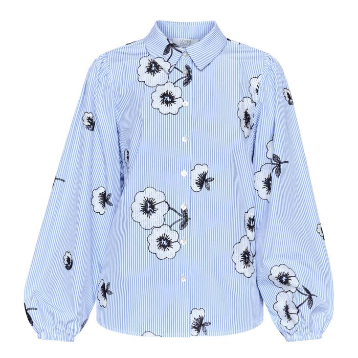 Love&divine ( Dame ) - LOVE&DIVINE - LOVE1430-1 | SKJORTE BLUE FLOWER
