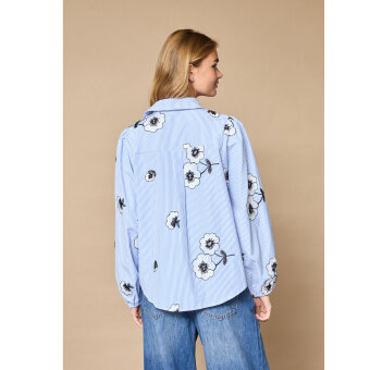 Love&divine ( Dame ) - LOVE&DIVINE - LOVE1430-1 | SKJORTE BLUE FLOWER