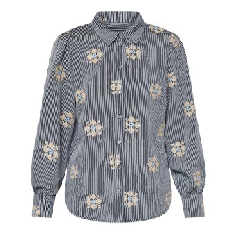 Love&divine ( Dame ) - LOVE&DIVINE - LOVE919-19 | SKJORTE BLACK STRIPES